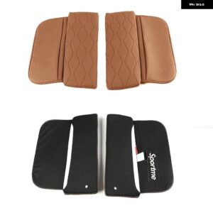 BMW センター コンソール カバー X5 G05 X7 G07 2019-2022 X6 G06 2020-2022 レザーアームレスト ボックス カバー パッド クッション カー アクセサリー - Cognac PU