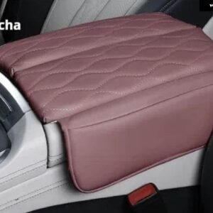 BMW 19-23 X5 アームレスト ボックス カバー パッド 革傷防止 防塵 センター コンソール カバー クッション インテリア アクセサリー - leather mocha