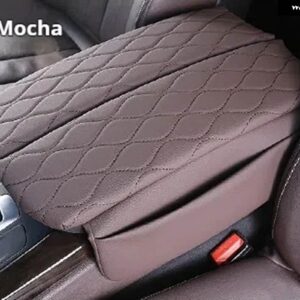BMW 14-18 X5X6 センター コンソール アームレスト ボックス 隆起パッド アクセサリー アームレスト ボックス クッション ハイトナー セントラ ル ボックス - Mocha