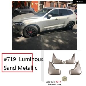 ボルボ MUDFLAPS XC60 2018-2025 マッドガード ブルーホワイトグレーブラウン スプラッシュガード フロントリアホイール フェンダー カー アクセサリー 4個 - luminurs sand