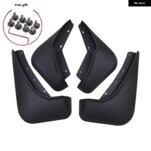 ボルボ MUDFLAPS XC60 2018-2025 マッドガード ブルーホワイトグレーブラウン スプラッシュガード フロントリアホイール フェンダー カー アクセサリー 4個 - No baking paint 4pcs