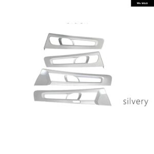 ボルボ 適合 XC40 C40 ドア 装飾 黒カー アクセサリー ステッカー - Silvery