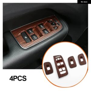 ボルボ XC60 内装 カー アクセサリー センター コンソール バスウッド木目 カーボン木目