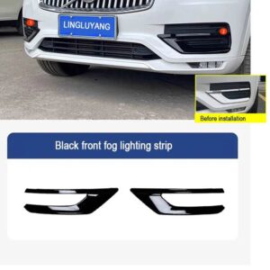 ボルボ XC90 ボディ トリム /フロント フォグライト ブラックナイトキット 黒化 装飾 ステッカー カー アクセサリー