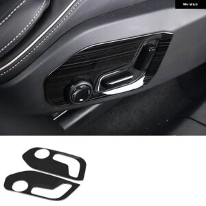 ボルボ カー アクセサリー XC60 内装ブラックチタン 装飾 フレーム 2018-2024 モデル - 2pcs14