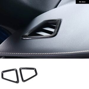 ボルボ カー アクセサリー XC60 内装ブラックチタン 装飾 フレーム 2018-2024 モデル - 2pcs2