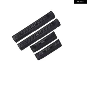 ボルボ XC60 ドアシルストリップペダルステンレスカーパーツ 装飾 車 ACCESSORIES2018 19 20 2021 22 23 24 25 - black 4pcs