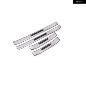 ボルボ XC60 ドアシルストリップペダルステンレスカーパーツ 装飾 車 ACCESSORIES2018 19 20 2021 22 23 24 25 - silvery 4pcs