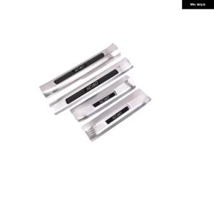 ボルボ XC60 ドアシルストリップペダルステンレスカーパーツ 装飾 車 ACCESSORIES2018 19 20 2021 22 23 24 25 - silvery 4pcs