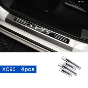 ボルボ カー スタイリング XC60 XC90 S90 XC40 S60 V60 オート アクセサリー ドアウェルカム PEDA ステッカー 室内 装飾 - xc90 2015-2023