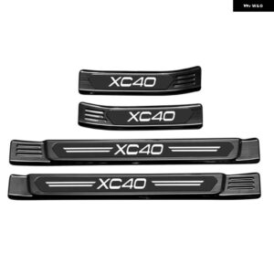 ボルボ カー スタイリング XC60 XC90 S90 XC40 S60 V60 オート アクセサリー ドアウェルカム PEDA ステッカー 室内 装飾 - xc40