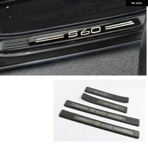 ボルボ カー スタイリング XC60 XC90 S90 XC40 S60 V60 オート アクセサリー ドアウェルカム PEDA ステッカー 室内 装飾 - S60
