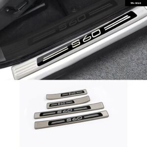 ボルボ カー スタイリング XC60 XC90 S90 XC40 S60 V60 オート アクセサリー ドアウェルカム PEDA ステッカー 室内 装飾 - S606