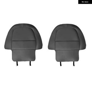 ボルボ シートバックプロテクター XC90 XC60 S90 S60 V90 V60 シートバックアンチキックマット革 インテリア アクセサリー - black