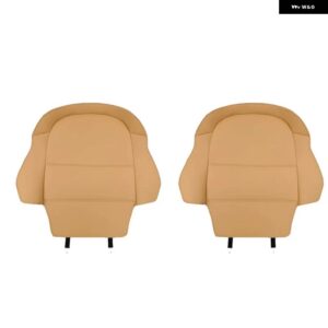 ボルボ シートバックプロテクター XC90 XC60 S90 S60 V90 V60 シートバックアンチキックマット革 インテリア アクセサリー - amber
