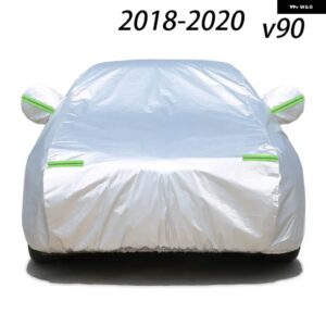 ボルボ XC60 オックス フォード 布衣類 V60 XC90 S90 XC40 S60 カバー 衣類サン シェード 2018-2022 カー アクセサリー - v90 2016-2022