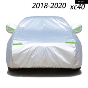 ボルボ XC60 オックス フォード 布衣類 V60 XC90 S90 XC40 S60 カバー 衣類サン シェード 2018-2022 カー アクセサリー - xc40 2018-2022
