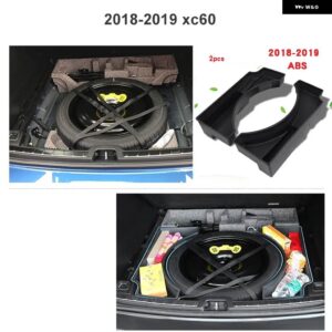 ボルボ スペアタイヤ 収納 ボックス 2018-2024 XC60 トランク 収納 ボックス 収納 ボックス カー アクセサリー - 2018-2019 XC60 abs