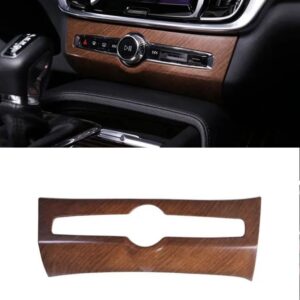 ボルボ S90 V90 S60 V60 木目センター コンソール オーディオ 調整 パネル カバー 装飾 ステッカー アクセサリー ABS