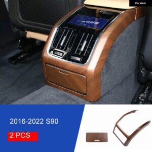 ボルボ カー スタイリング S90 ピーチ木目 装飾 電子ハンドブレーキギアリア空調 装飾 カー アクセサリー