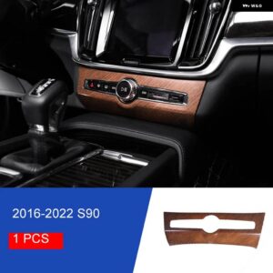 ボルボ カー スタイリング S90 ピーチ木目 装飾 電子ハンドブレーキギアリア空調 装飾 カー アクセサリー