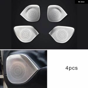 ボルボ 音響スピーカー 装飾 ステンレスカーパーツ ステッカー ドアドアホーン XC90 2015-19 2024 - xc90 2015-2024 4pcs
