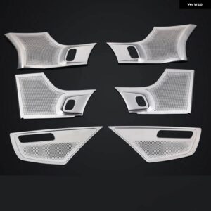 ボルボ 音響スピーカー 装飾 ステンレスカーパーツ ステッカー ドアドアホーン XC90 2015-19 2024 - With memory button