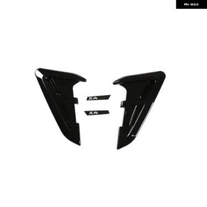 BMW 車体サイド フェンダー 3D エンブレム 装飾 ステッカー サメエラ M ロゴ X3 X4 G01 G02 G08 2018-2021 車ACCESSORIE - X4 bright black