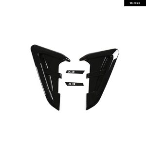 BMW 車体サイド フェンダー 3D エンブレム 装飾 ステッカー サメエラ M ロゴ X3 X4 G01 G02 G08 2018-2021 車ACCESSORIE - X3 bright black