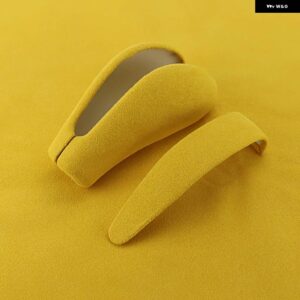 ポルシェ ギア シフト ノブカバー フレーム スエード 装飾 アクセサリー カイエン 38231 - Yellow