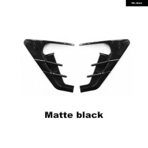 テスラ カメラ サイドサイド ウイング パネル カバー スポイラー ダストカバー 装飾 アクセサリー モデル3/Y 2021-23 - Matte black
