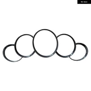 ポルシェ ABS ダッシュボード 計器 パネル 装飾 リングカバー トリム ステッカー 911 カイエン パナメーラ用 - Carbon fiber pattern