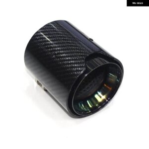 BMW 1個 M2 F87 M3 F80 M4 F82 F83 マフラーカーボンテール パイプ マフラー パイプ ヒントノズル ID 70MM - Carbon Fiber E