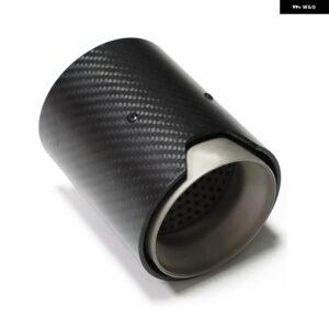 BMW 1個 M2 F87 M3 F80 M4 F82 F83 マフラーカーボンテール パイプ マフラー パイプ ヒントノズル ID 70MM - Carbon Fiber H
