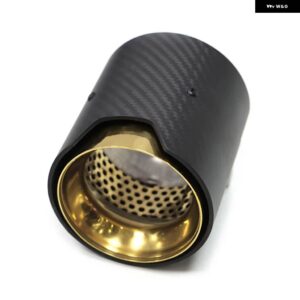 BMW 1個 M2 F87 M3 F80 M4 F82 F83 マフラーカーボンテール パイプ マフラー パイプ ヒントノズル ID 70MM - Carbon Fiber J
