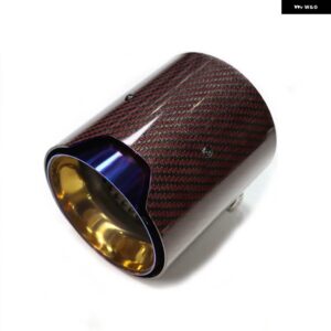 BMW 1個 M2 F87 M3 F80 M4 F82 F83 マフラーカーボンテール パイプ マフラー パイプ ヒントノズル ID 70MM - Carbon Fiber M