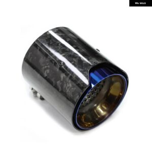 BMW 1個 M2 F87 M3 F80 M4 F82 F83 マフラーカーボンテール パイプ マフラー パイプ ヒントノズル ID 70MM - Carbon Fiber Q