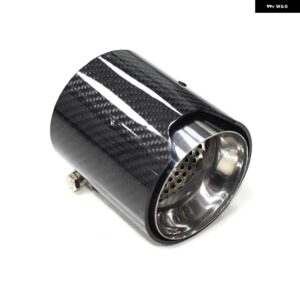 BMW 1個 M2 F87 M3 F80 M4 F82 F83 マフラーカーボンテール パイプ マフラー パイプ ヒントノズル ID 70MM - Carbon Fiber A