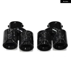 BMW カーボン排気先端 G20 G21 M340I 2019-22 3シリーズ デュアル M パフォーマンス XHAUST 排気 システム MPE ノズル - Carbon Fiber P