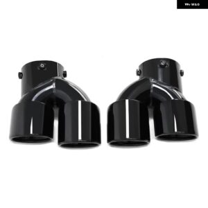 BMW カーボン排気先端 G20 G21 M340I 2019-22 3シリーズ デュアル M パフォーマンス XHAUST 排気 システム MPE ノズル - black