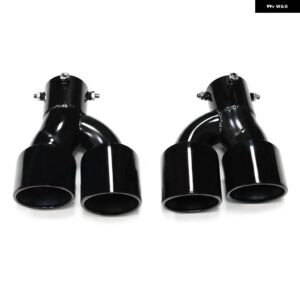 BMW クワッド排気先端カーボンマフラー G20 G21 320D 330I 325I 2020 + マフラー パイプ 63MM ノズル - black