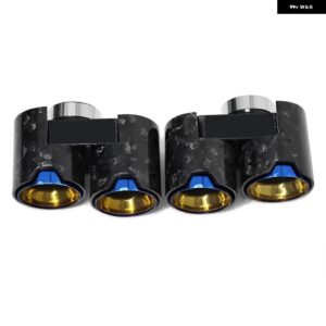 BMW クワッドカーボン排気先端 G20 G21 330I 320D 330D 325I 330E マフラー先端排気ノズルマフラーテール パイプ - Carbon Fiber G