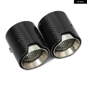 BMW 直接プラグ排気先端 4シリーズ G22 G23 G26 ポリッシュ M パフォーマンススタイル カーボン排気先端ノズルテール パイプ - Matte