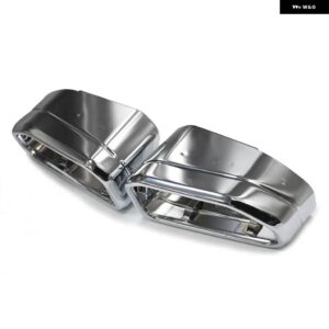 BMW ステンレス 排気 トリム カバー 正方形マフラー X3 LCI G01 30I IX EX X4 LCI G02 30IX M スポーツマフラーノズル - Siver
