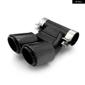 ポルシェ 1個 ダブル排気先端 ケイマン 718 981 987 ボクスターマフラー パイプ 排気 システム ノズル - 718 Black B