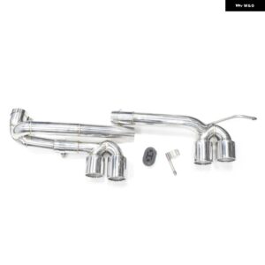 BMW クワッドカーボンマフラー E90 E92 320I 318I 325I 排気先端 M3 バンパー マフラー先端排気ノズル - Silver