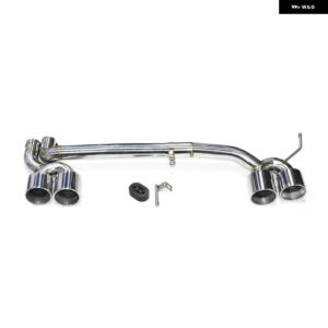BMW クワッド排気先端 F30 F31 320I 330I 328I 2017-2019 M3 ルックテール パイプ マフラー先端ノズル排気 システムヒント - Silver 54mm