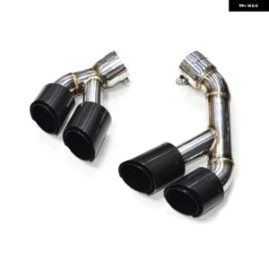 BMW クワッドカーボン排気先端 F15 X5M 35I 28I 2014-2018 マフラーヒントマフラーテール パイプ 排気 システム - Carbon fiber A 28i