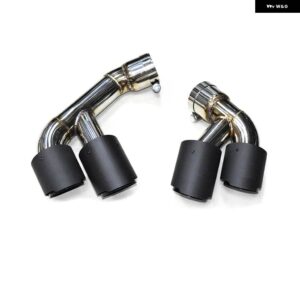 BMW クワッドカーボン排気先端 F15 X5M 35I 28I 2014-2018 マフラーヒントマフラーテール パイプ 排気 システム - Carbon fiber B 28i
