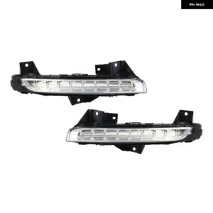 ポルシェ 97063108152 97063108252 フロント バンパー LED デイタイム ランニングライト DRL ウィンカーランプ パナメ - 1 Pair
